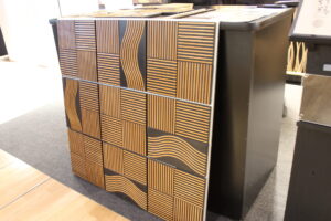 竹を素材に取り入れた室内装飾建材